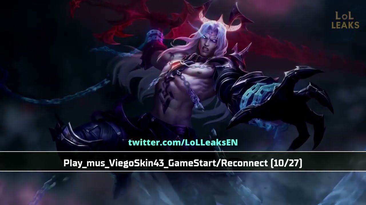 League of Legends │ Revenant Reign Viego │ Game Start and Reconnect Music/Sound Effects