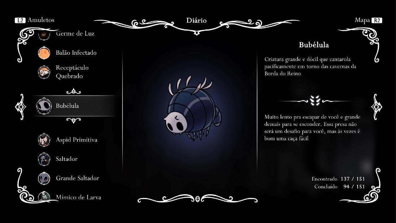 Hollow Knight localização dos bozes dos sonhos