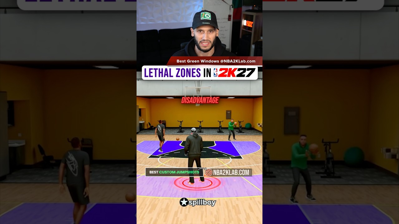 NBA 2K27: Обновление бросков, смертоносные зоны и процент попаданий #2k #2k27 #nba2k27