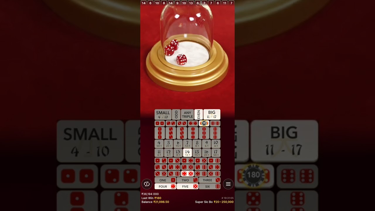 @Big win crazy time@super sic bo
