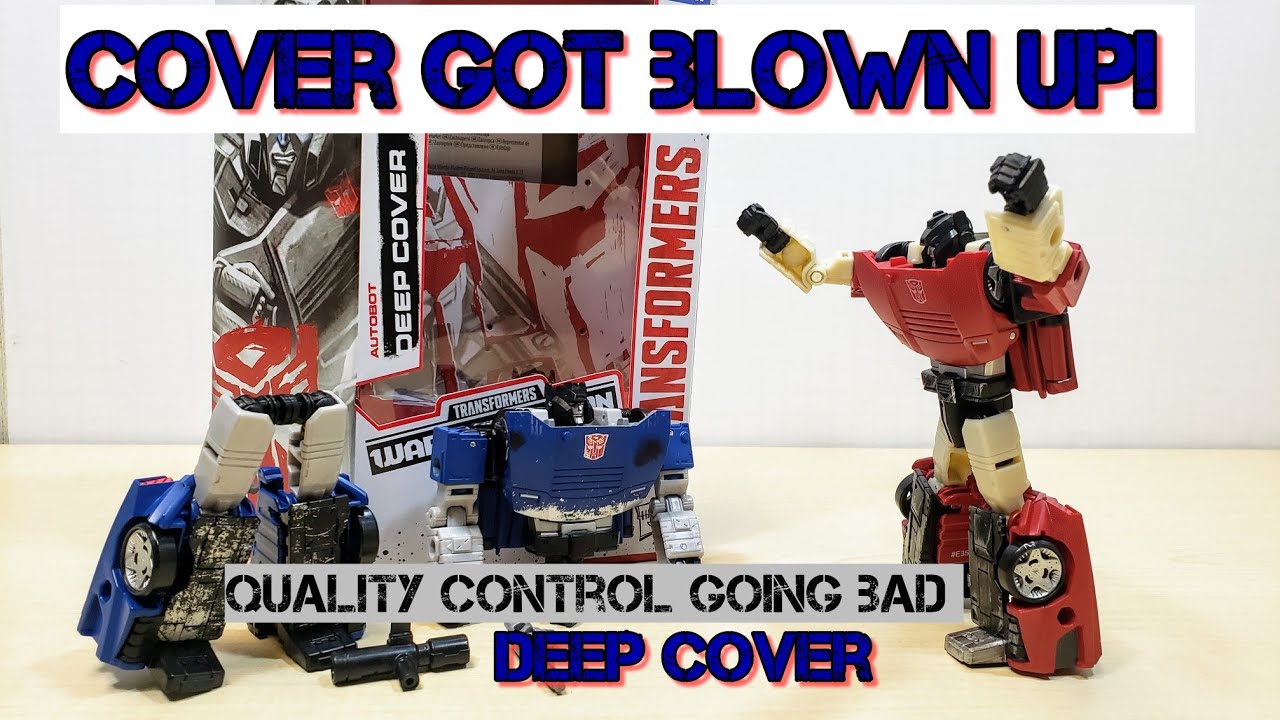 Transformers Netflix Deluxe Class Deep Cover Review QUALITY CONTROL ISSUES