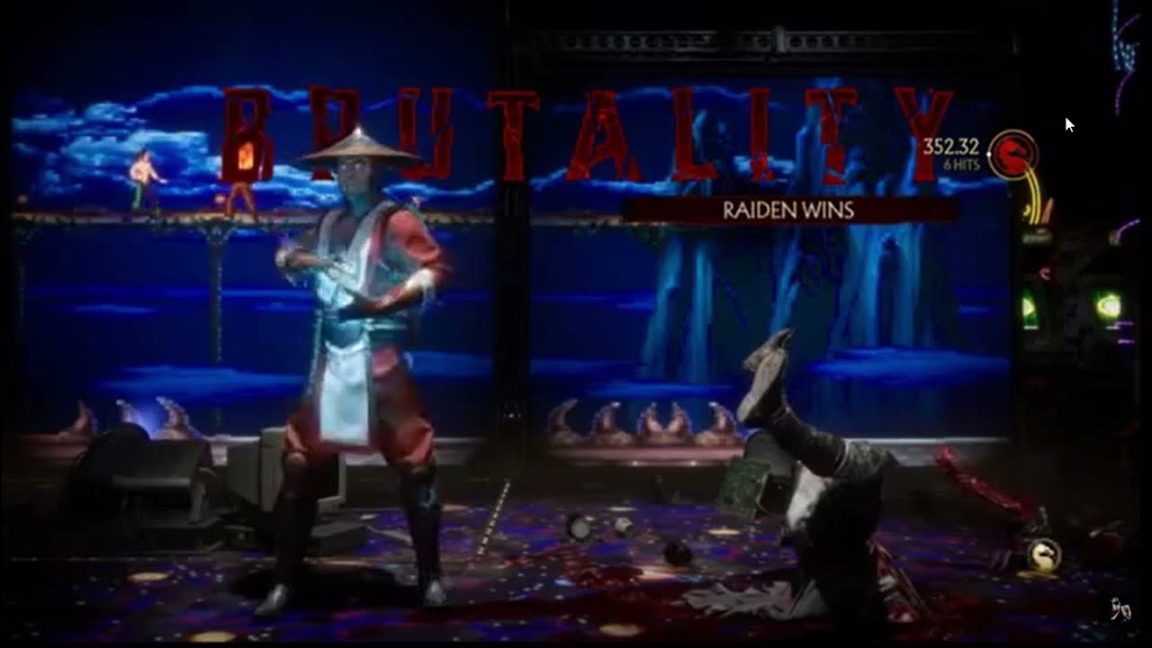 RAIDEN KRUSHING BLOW COMBO BRUATLITY!