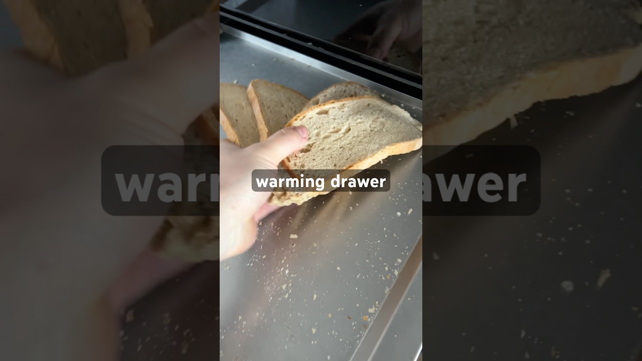 The warming drawer can also be used to defrost pastries. #shorts