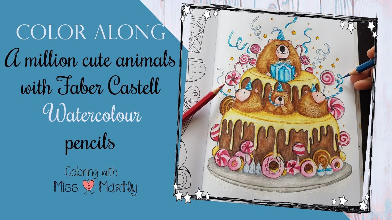 A million cute animals | Watercolour Faber Castell Albrecht Dürer pencils