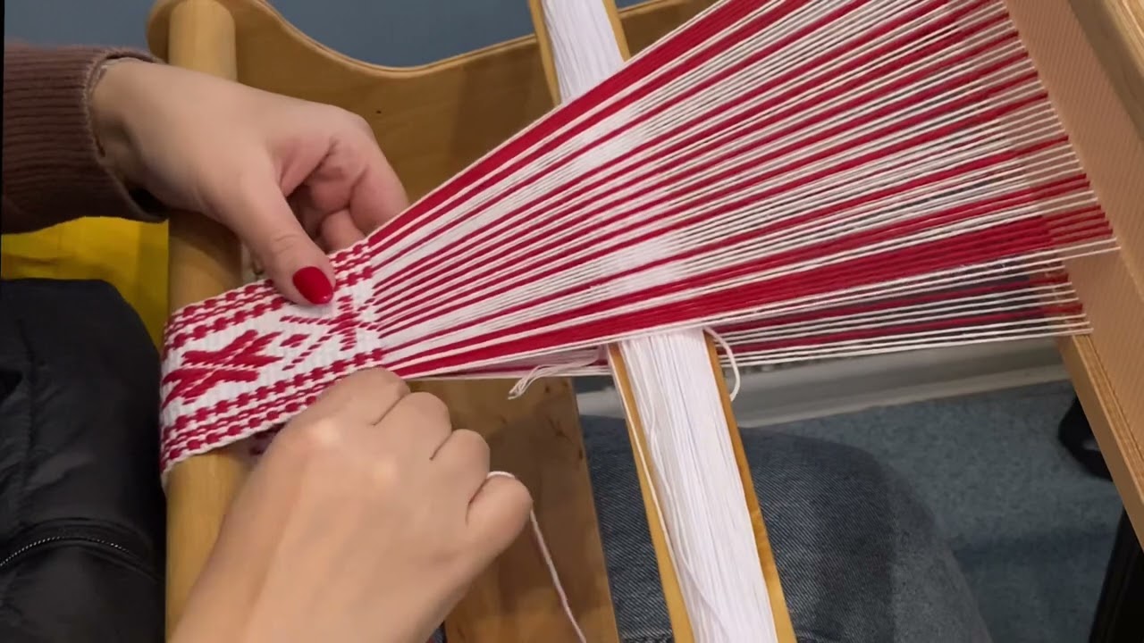 loom belt weaving / ткацтво поясу