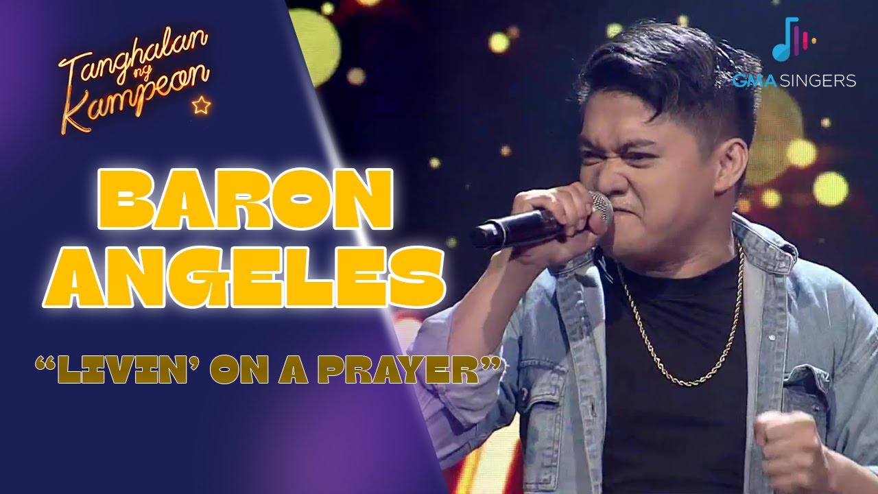 Baron Angeles gives a JAW-DROPPING PERFORMANCE of 'Livin' On A Prayer'! | Tanghalan Ng Kampeon 3