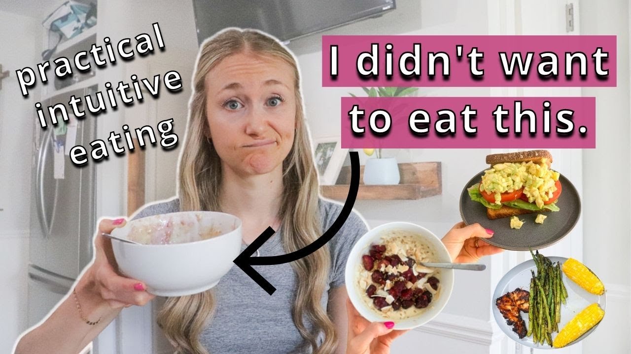 What I Eat With Food Freedom! Full Day Of Intuitive Eating
