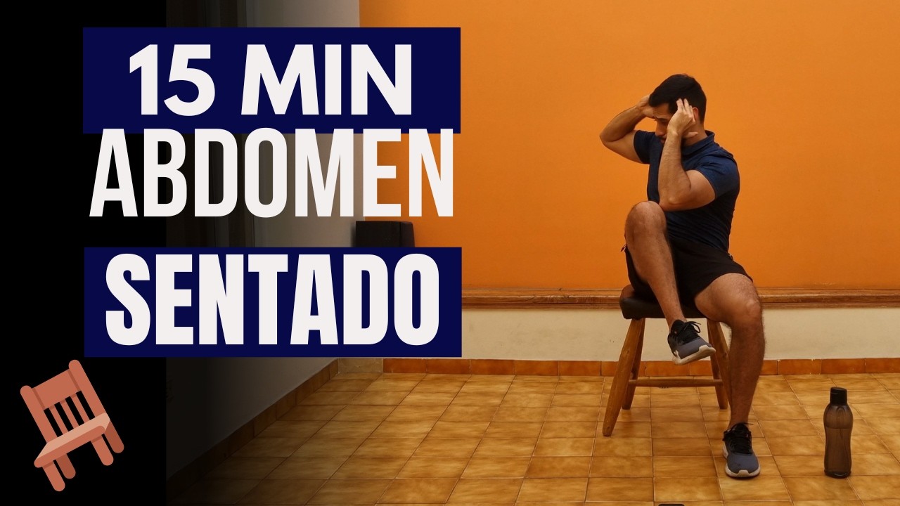 abdominales en silla en casa 🔥 ejercicios para abdomen y cintura sentada / sentado