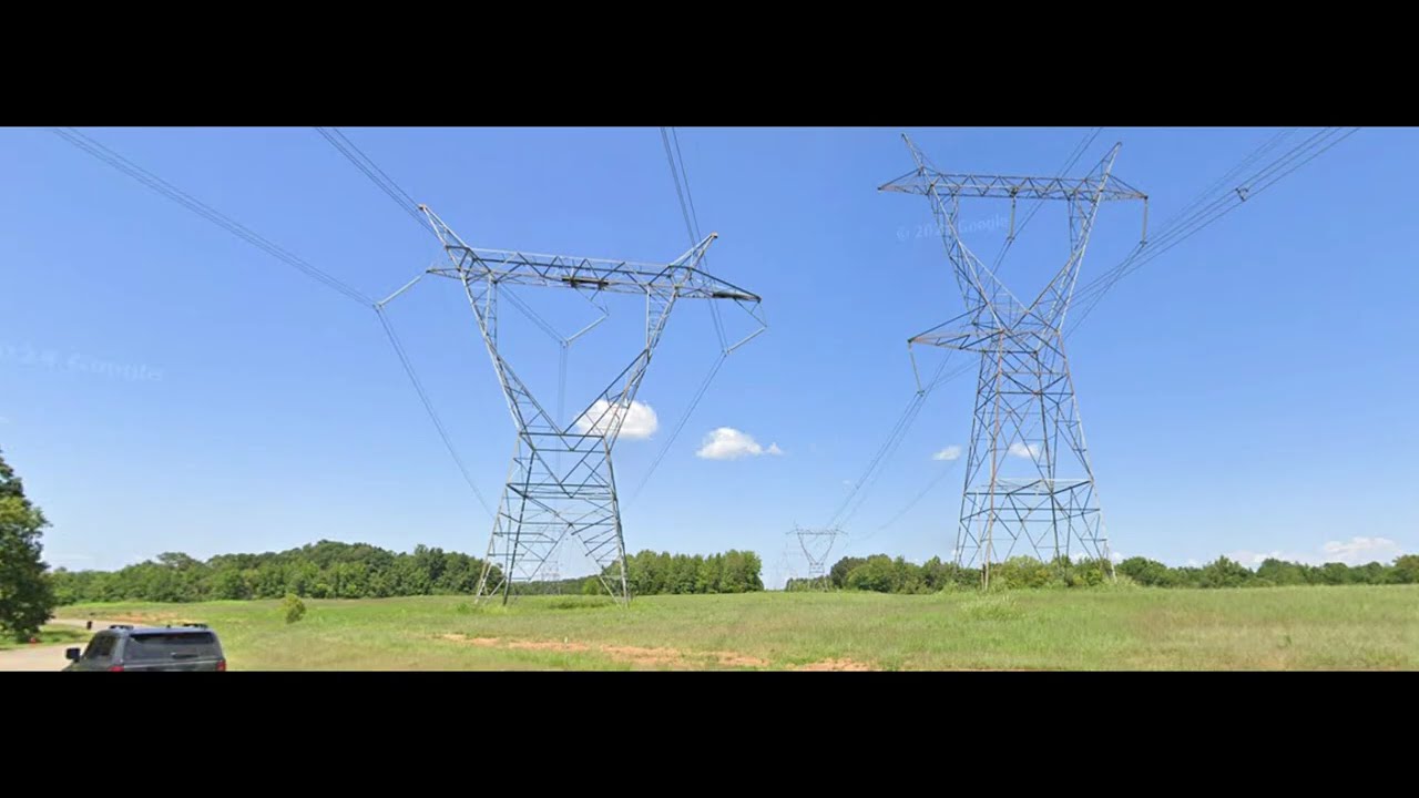 Power Lines in Georgia USA & Tennessee