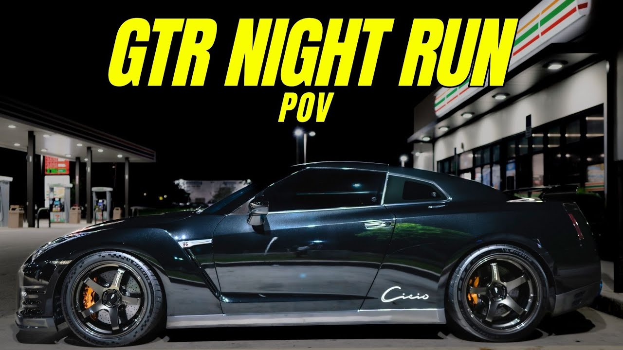 THE NIGHT BELONGS TO GODZILLA – NISSAN GTR R35 POV