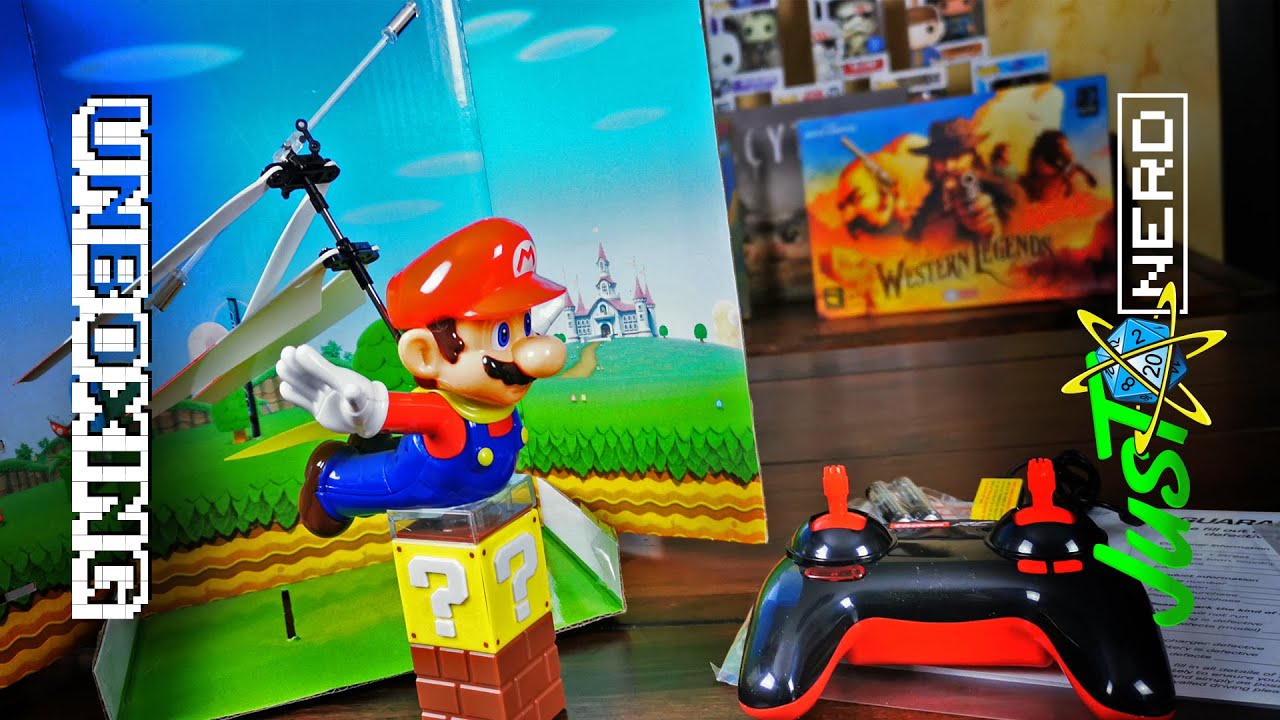 Carrera RC Flying Super Mario ITA HD Unboxing - JustNerd