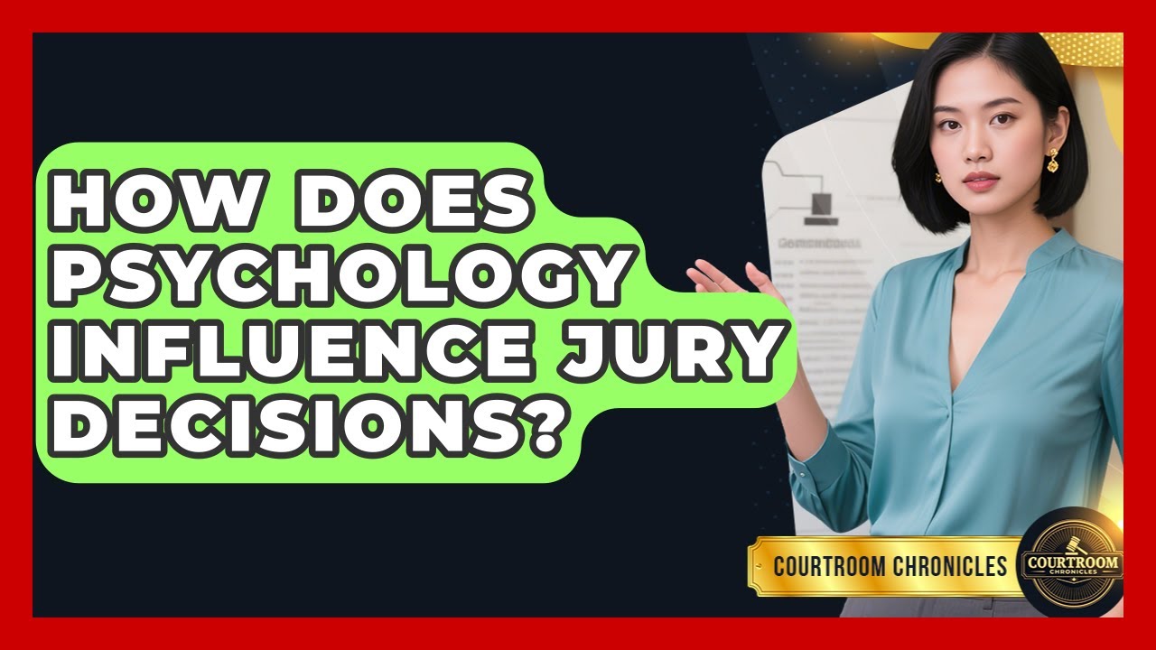 How Does Psychology Influence Jury Decisions? - Courtroom Chronicles