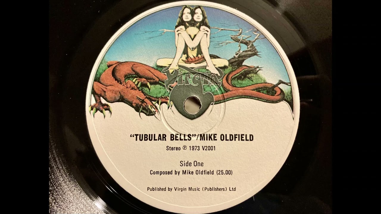 Mike Oldfield - Tubular Bells (Side 1). HQ Vinyl Rip. (Early 1973 pressing)