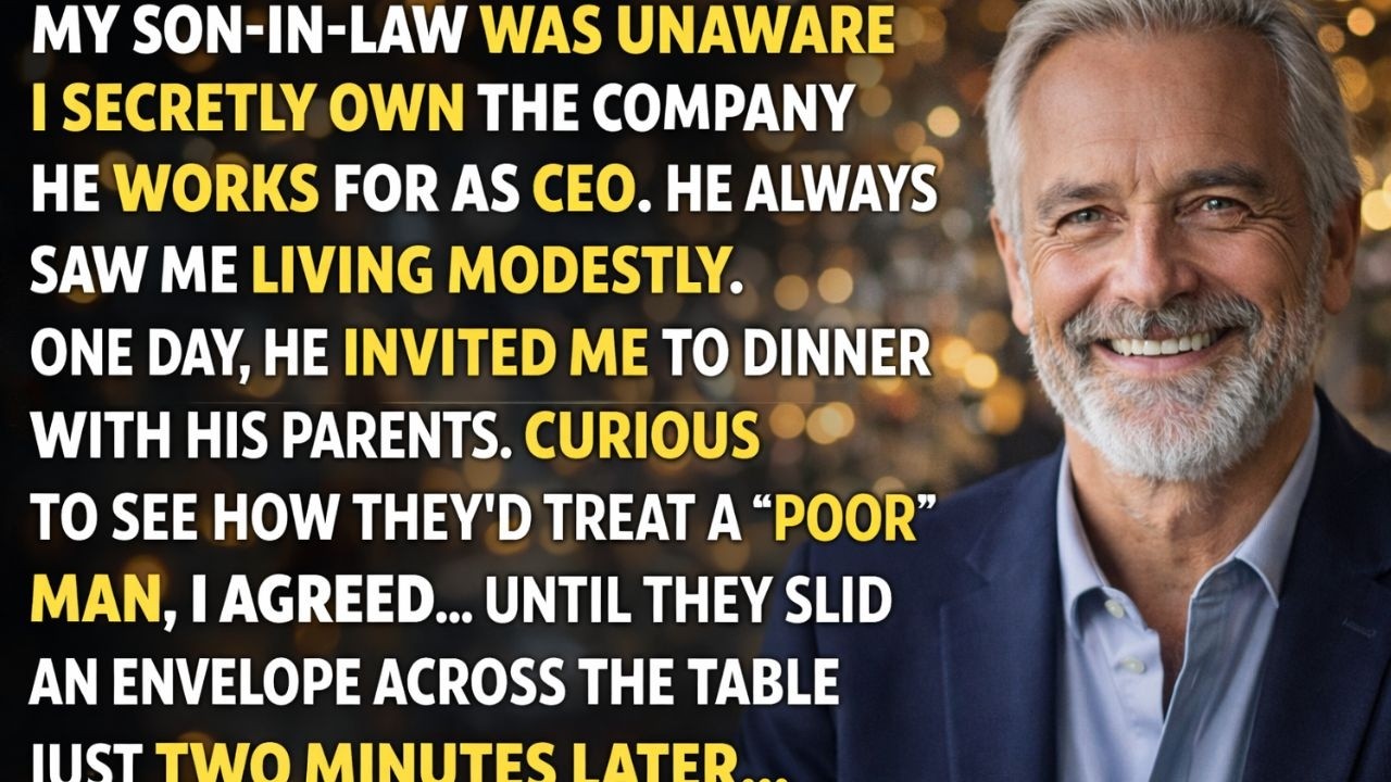 My Son-in-Law Mocked Me for Being “Poor”… Until He Learned I Owned His Company