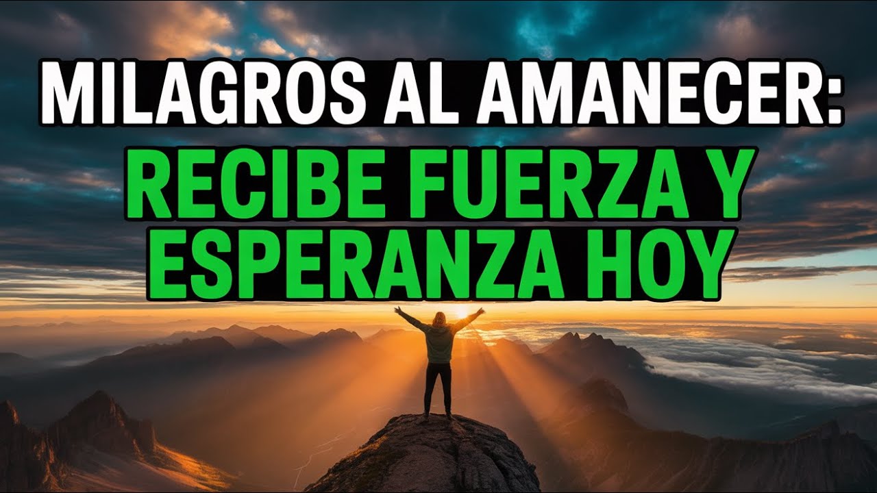 ORACIÓN PODEROSA DEL AMANECER: SALMO 23 – MILAGROS DIVINOS en Tiempos de Angustia y Desaliento