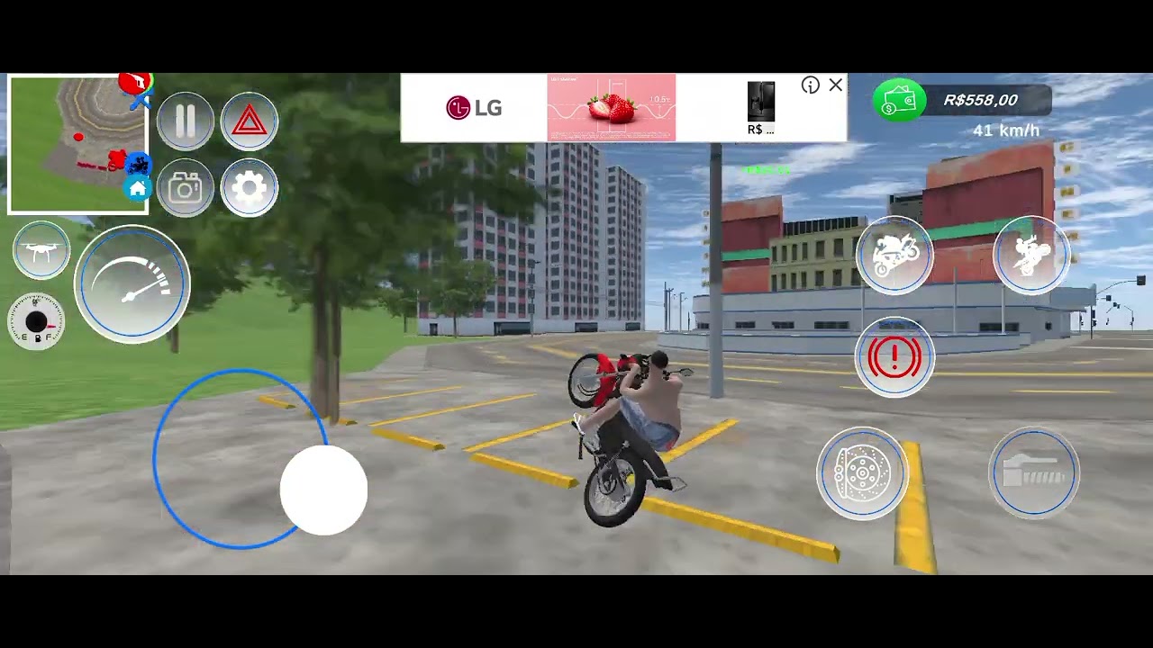 Boa tarde galera novo jogo para celular piloto grau de rua