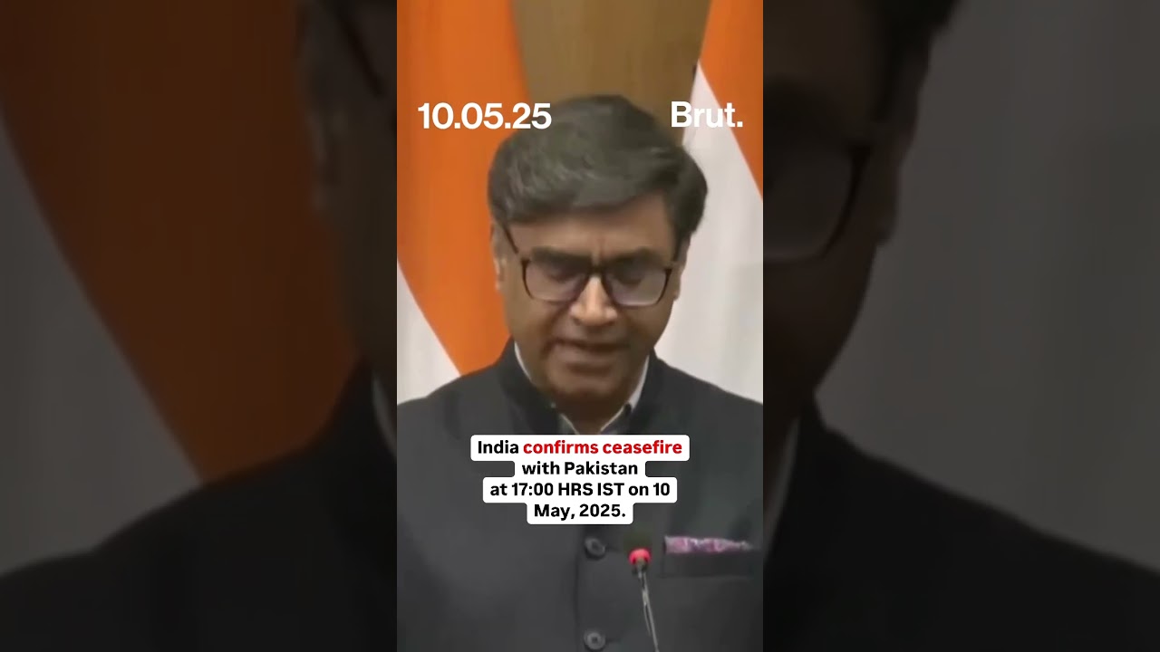 Foreign Secretary Vikram Misri says India confirms ceasefire with Pakistan.