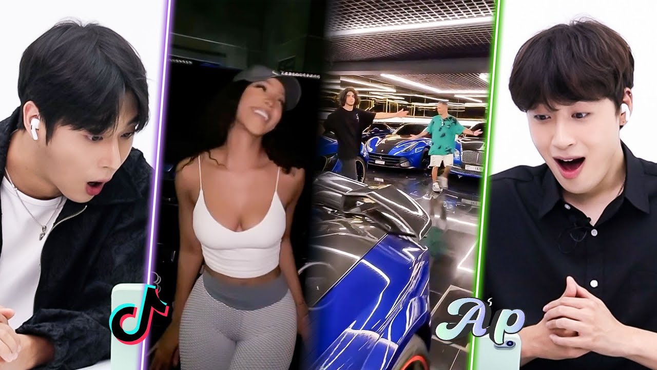 богатые друзья в TikTok! Два парня K-pop отреагировали на челлендж Rich Friend｜asopo