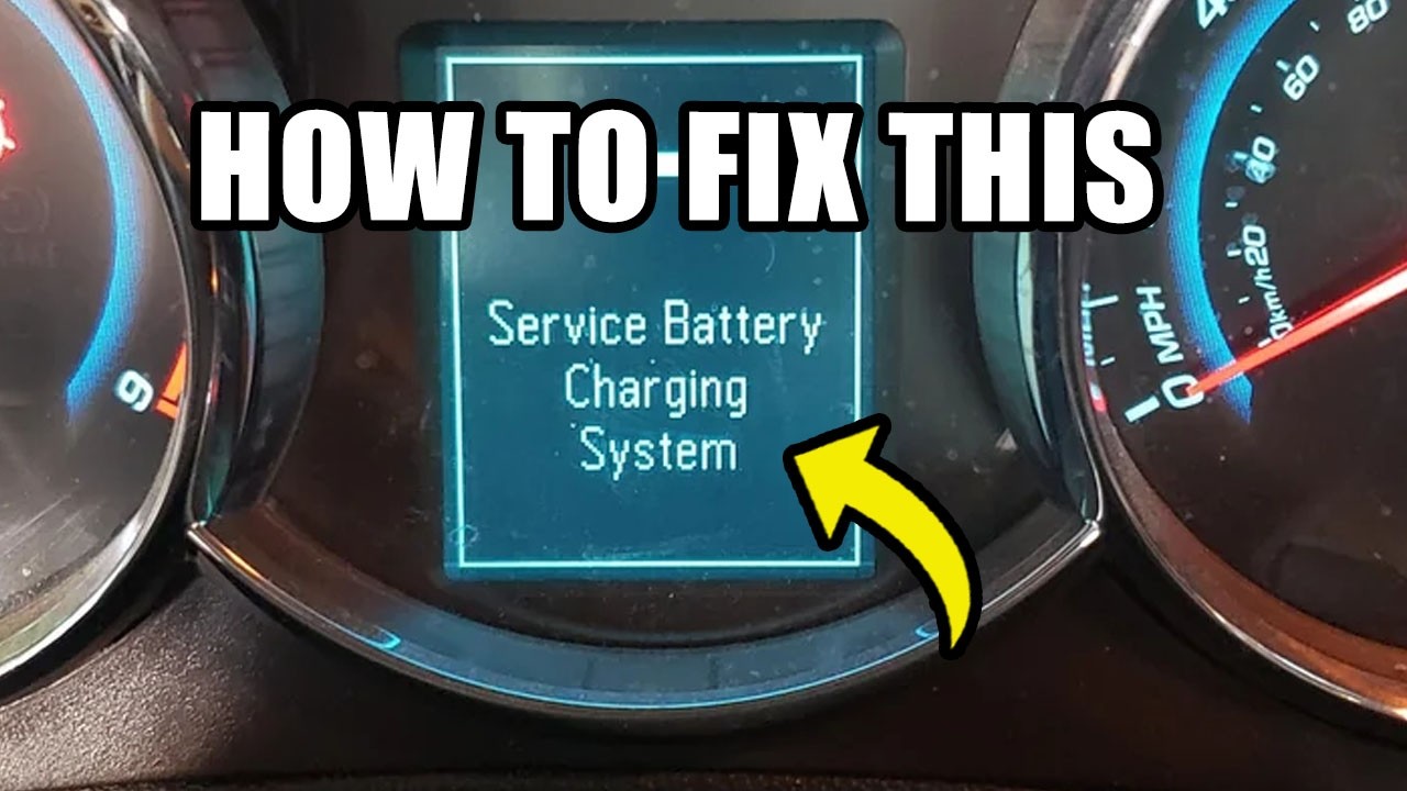 How You can Fix : Service Battery Charging System Warning Message