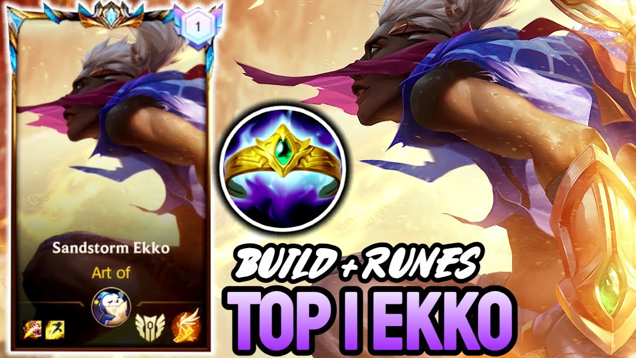 WILD RIFT EKKO - TOP 1 EKKO GAMEPLAY - CHALLENGER RANKED