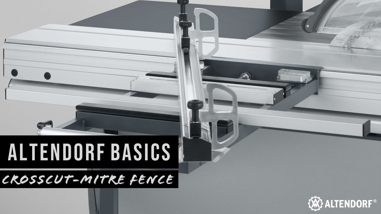 Crosscut-mitre fence // Precision, plain and simple