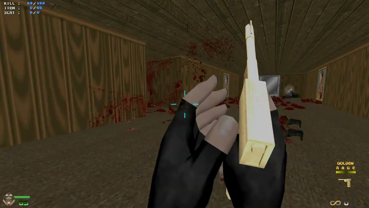 T64 Weapons - The Man With The Golden Gun (Doom 2 Mod)