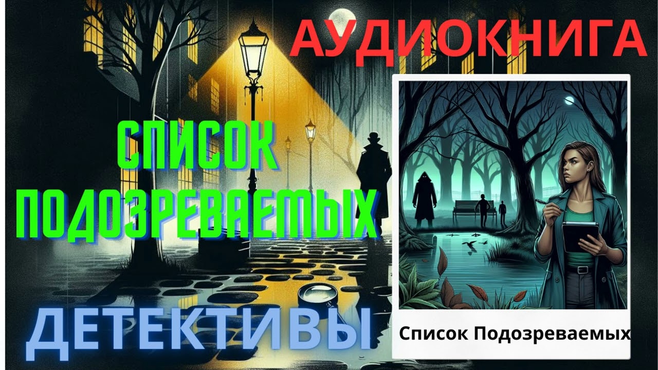 Список подозреваемых Аудиокнига Детектив