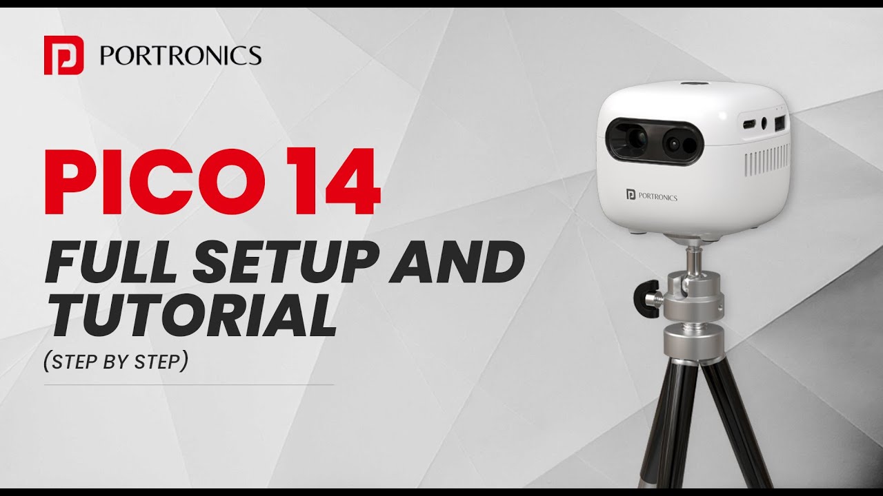 Проектор Portronics Pico 14 | Полное руководство по настройке и подключению (пошаговое)