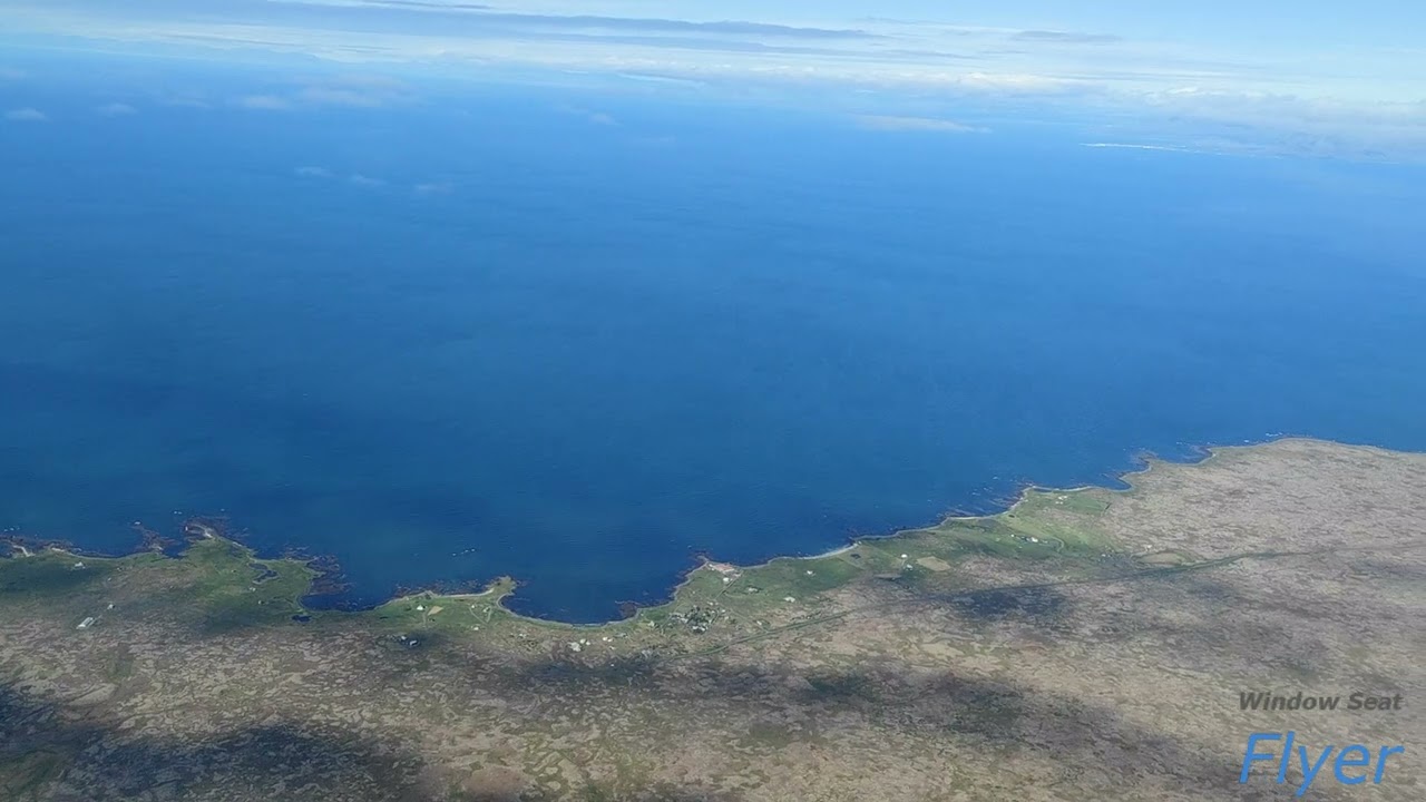 Brand new Play Airbus A321 Neo taking off from Keflavik, Iceland. Great weather, great view.