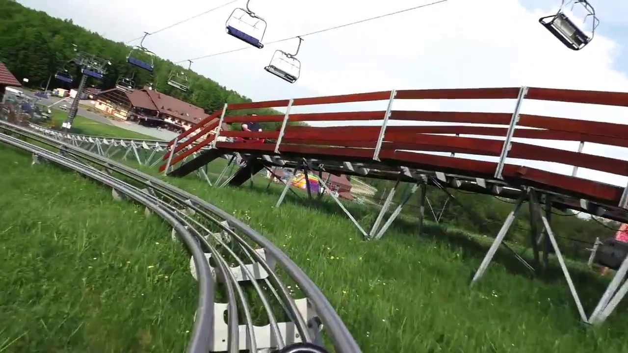 Góra Kamieńsk. Wyciąg narciarski i tor saneczkowy