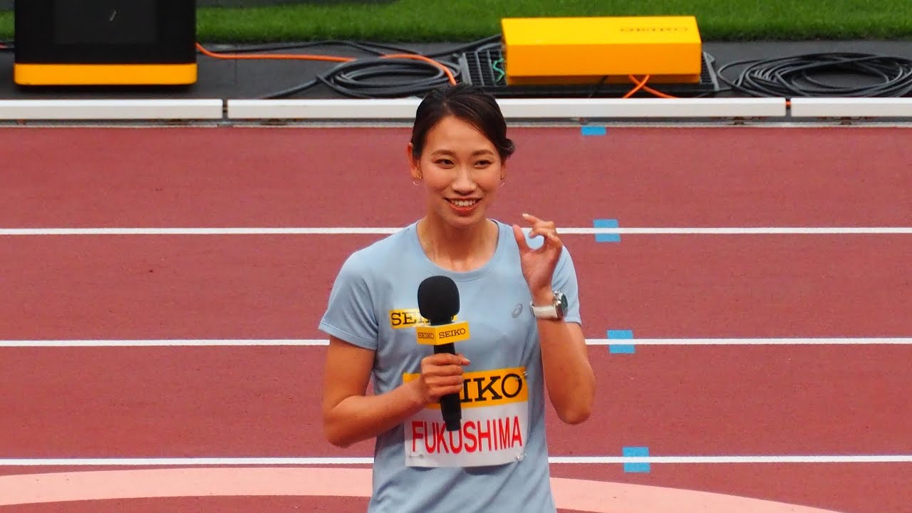 福島千里さん引退セレモニー