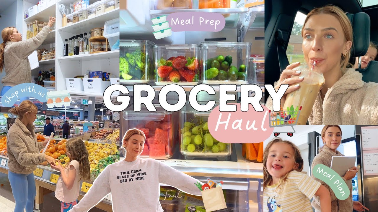 GROCERY HAUL/ Meal Plan + Plan with Me!/ Steph Pase