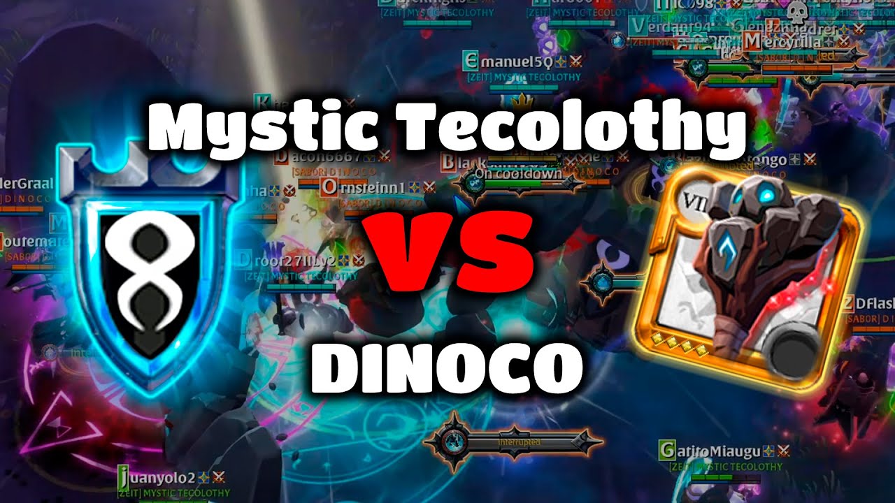 Mystic Tecolothy vs DINOCO - Caller PoV | Albion Online ZvZ.