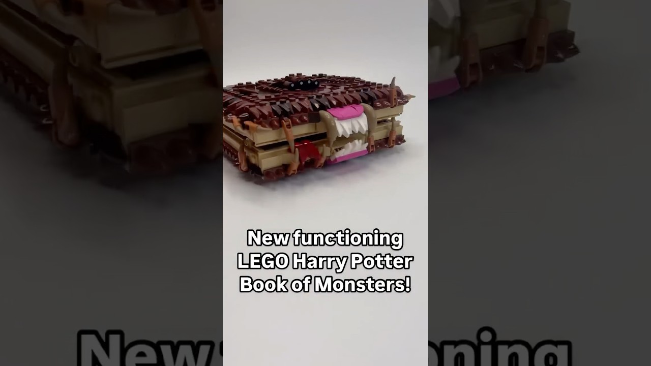 Nowa, DZIAŁAJĄCA Księga Potwor&oacute;w LEGO Harry Potter! 👹👁️🦷 #legoharrypotter #newlego