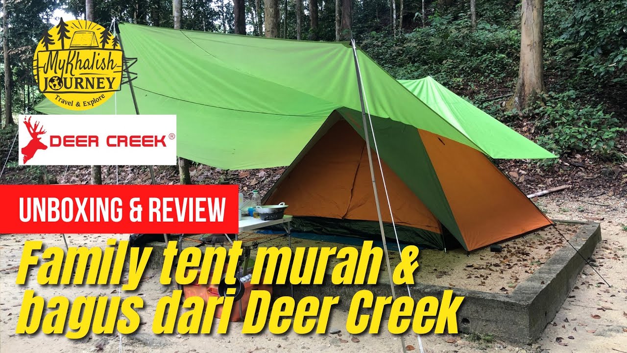 Review: Khemah family mampu milik dan selesa | Deer Creek Hurricane 8p #mykhalishjourney #deercreek