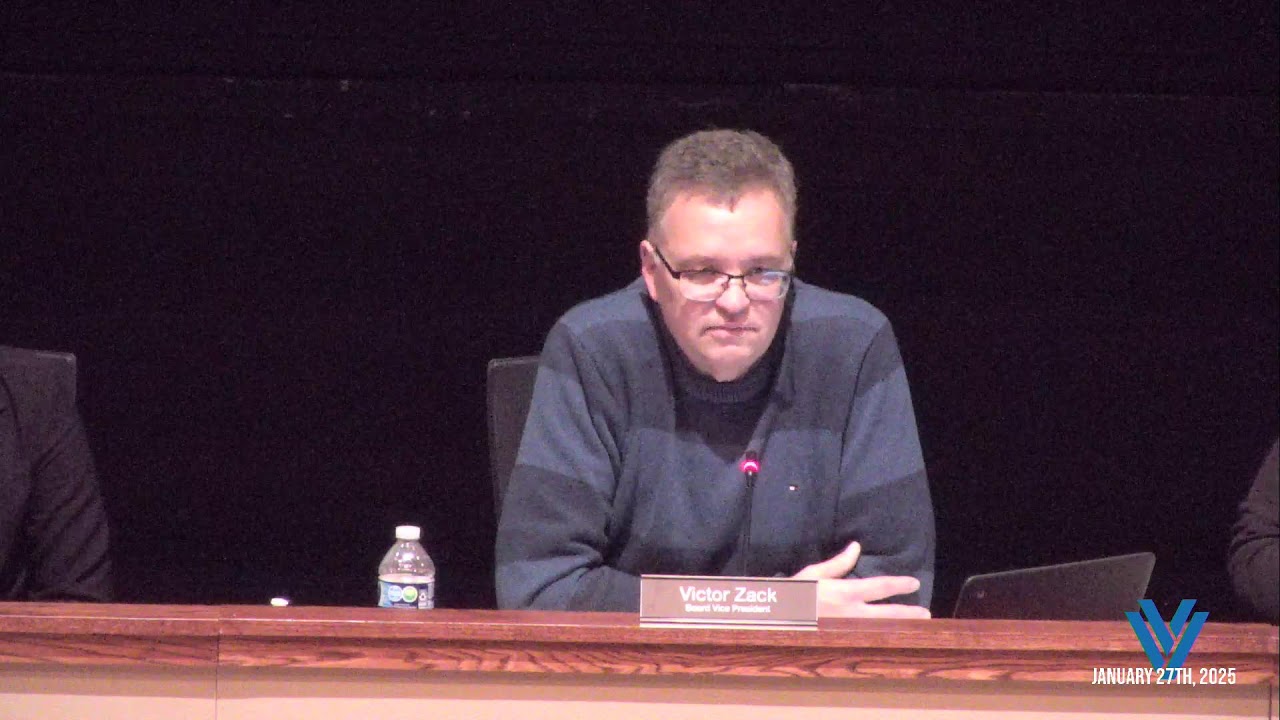Valley View CUSD 365u Board Meeting 1/27/2025