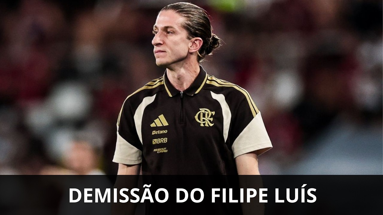 Demissão confirmada: Filipe Luís deixa o comando do Flamengo
