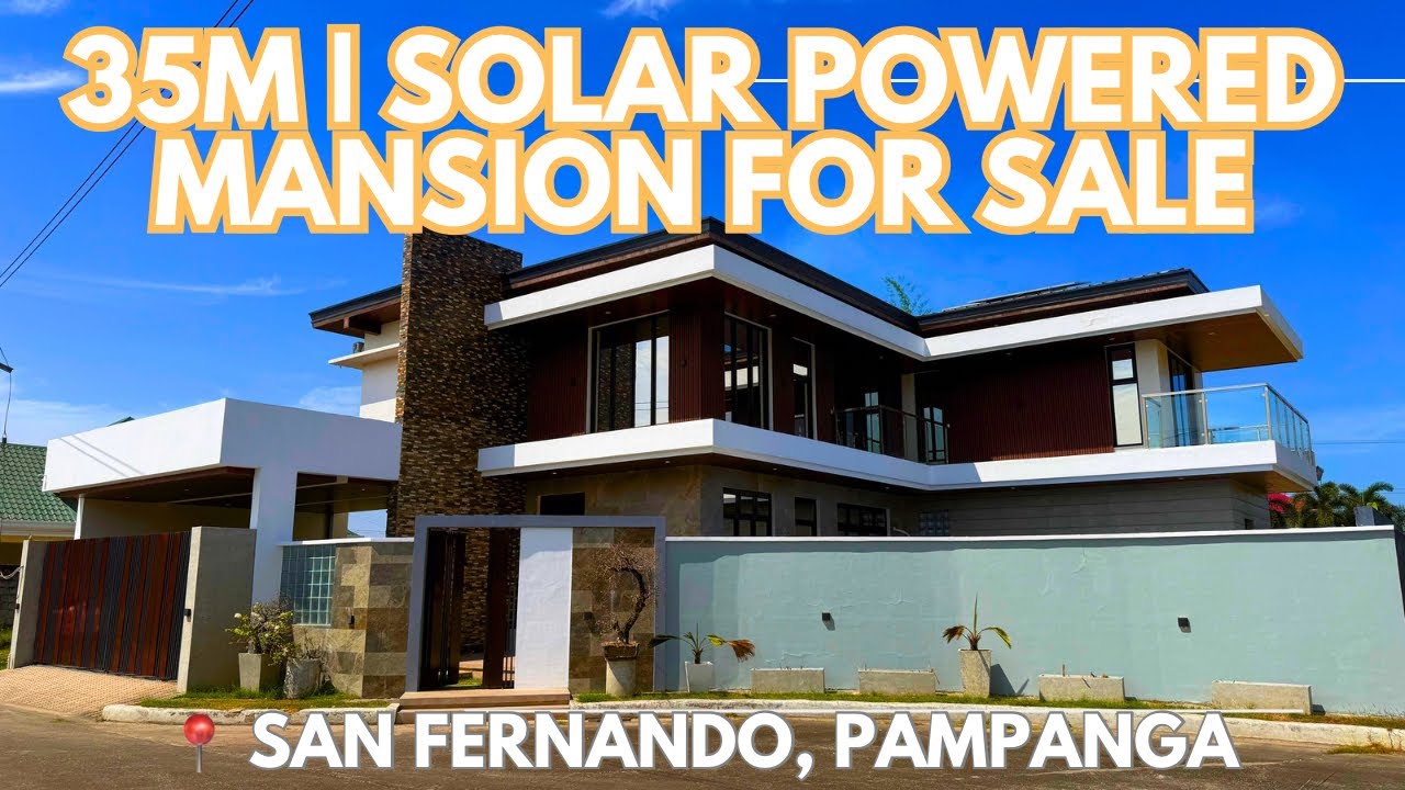 🏡 Inside a ₱35M Modern Mansion with Pool in Pampanga 🇵🇭