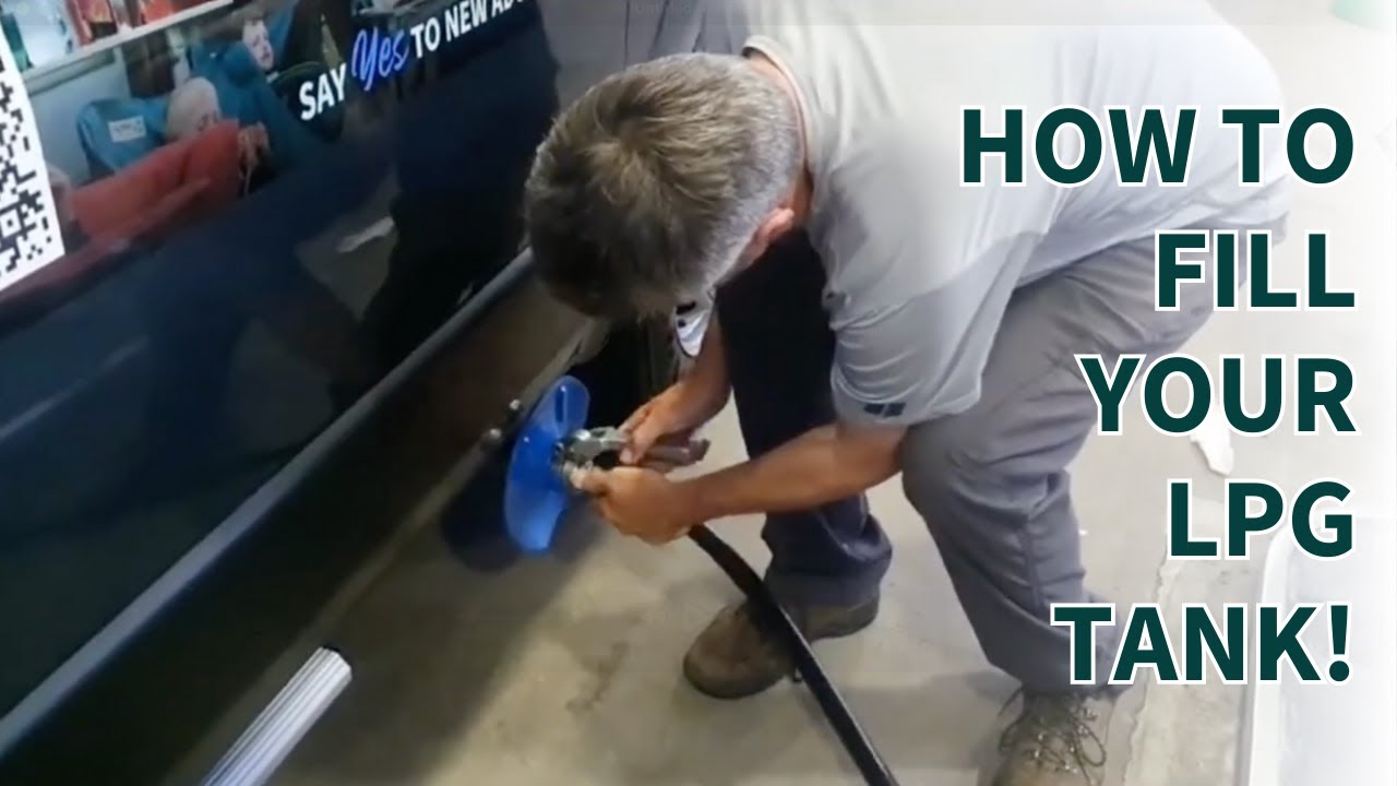 How to fill up your LPG tank on your campervan at a petrol station | Orange Campers UK Guide