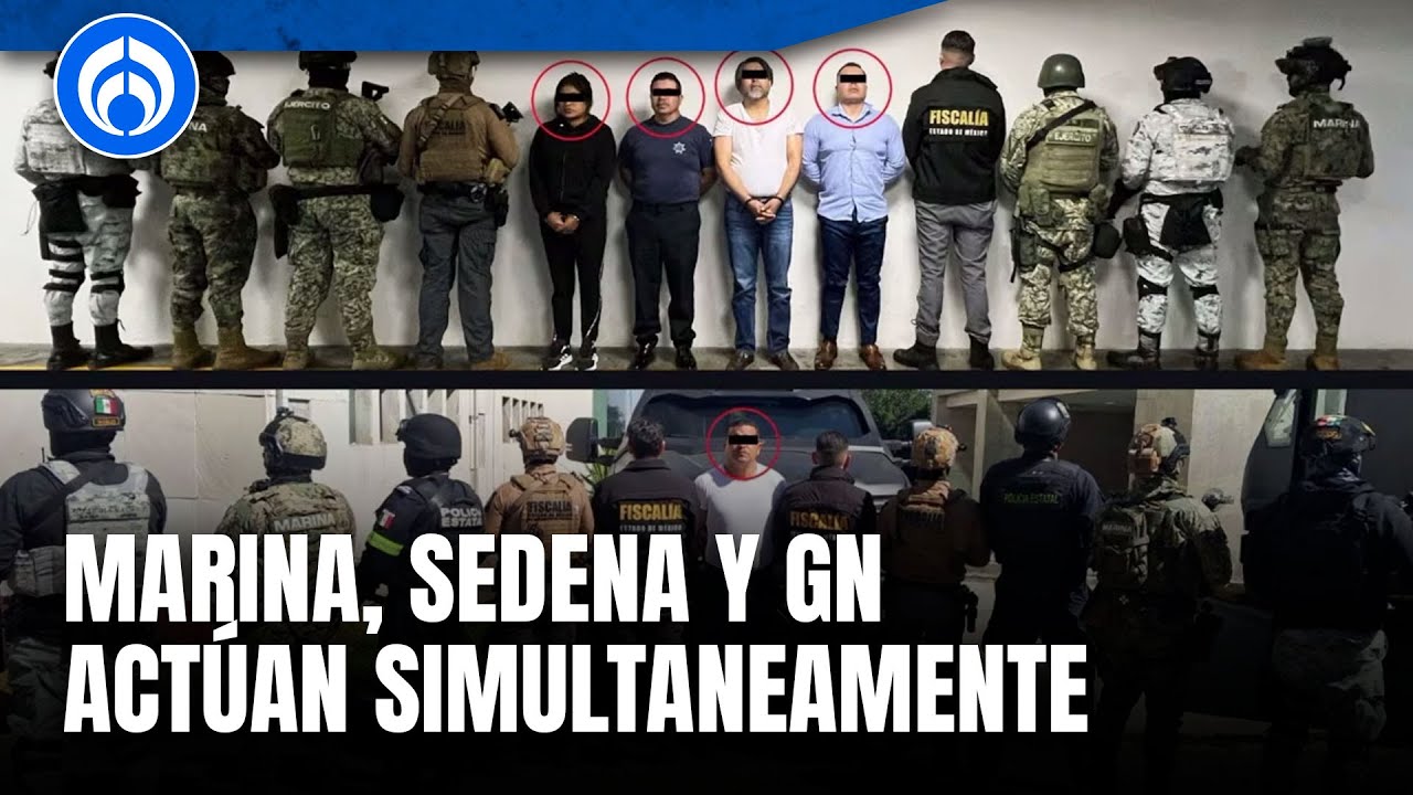 Operación Enjambre: detienen a alcaldes y jefes de policía en Edomex