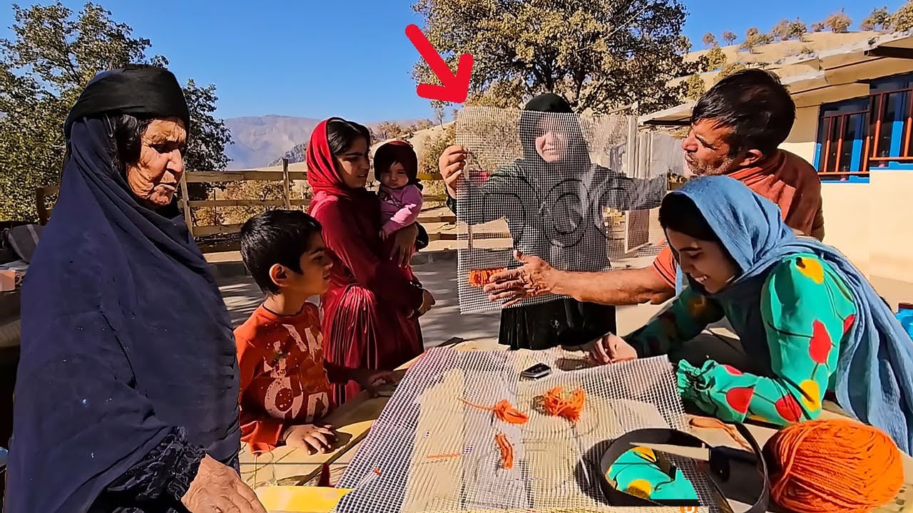 Surprise  of Doora's girls for their family: endless art of nomads