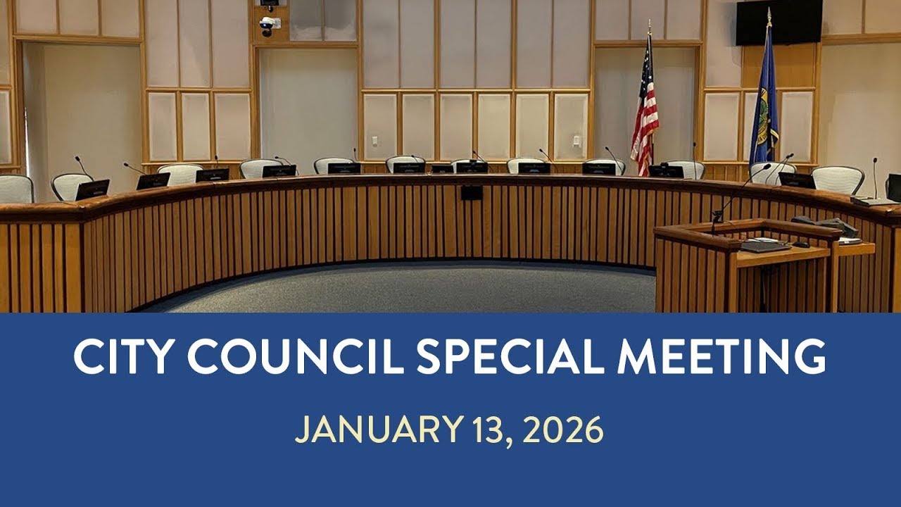 Jan. 13, 2026 City Council Special Meeting