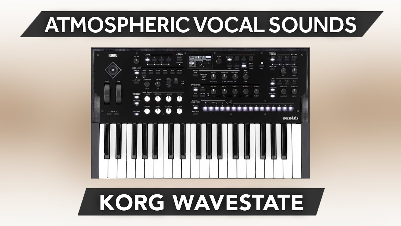 KORG WAVESTATE Series ♫ 22 АТМОСФЕРНЫХ ВОКАЛЬНЫХ САУНДСЕТА