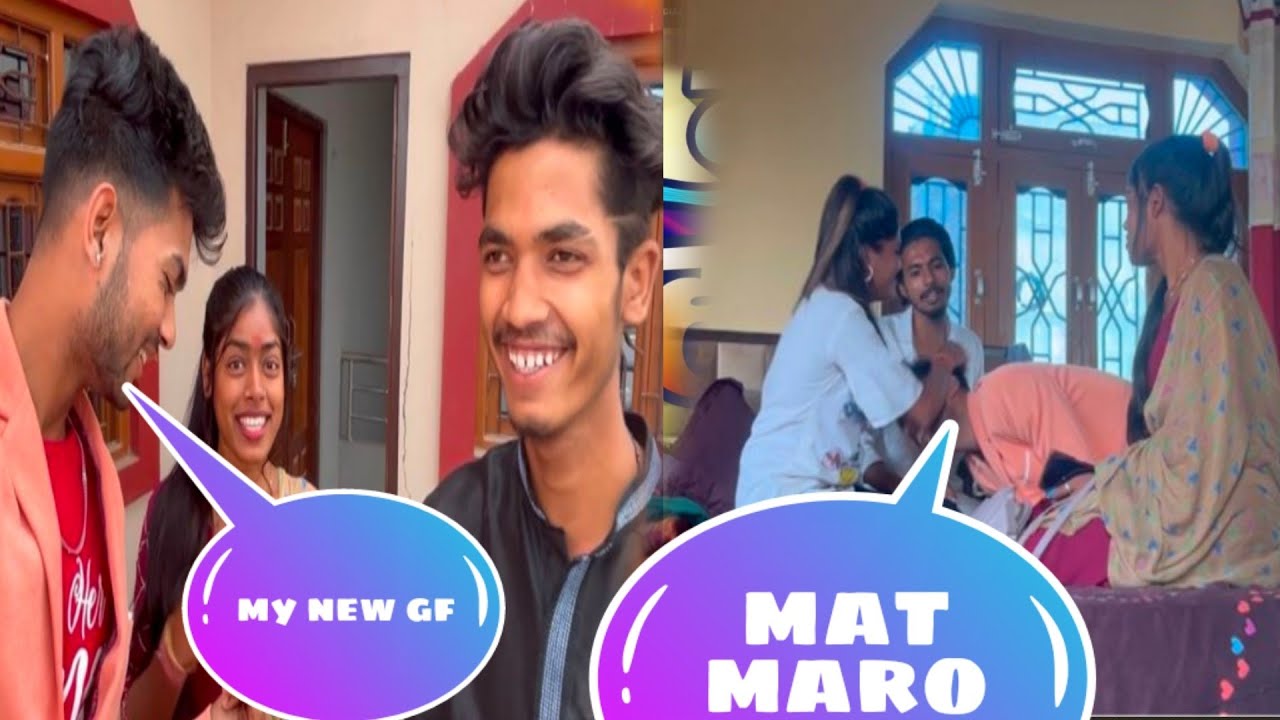 New girlfriend prank with saru ji 🙄