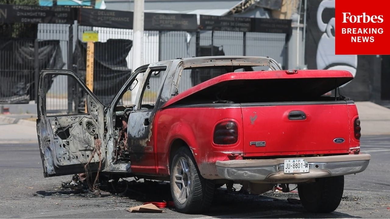 Death Of Cartel Leader Known As 'El Mencho' Spurs Fires, Road Blockades Around Mexico