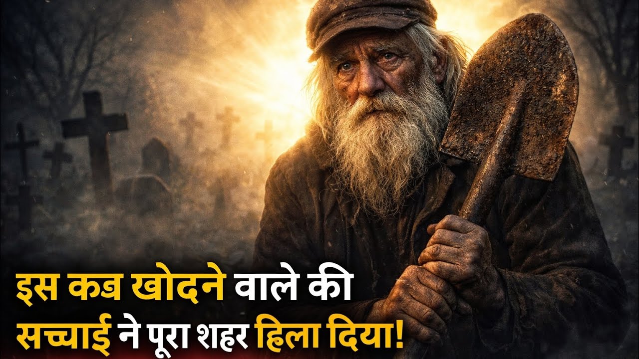 “इस कब्र खोदने वाले की सच्चाई ने पूरा शहर हिला दिया!” New Hindi Story #motivationhindi #story