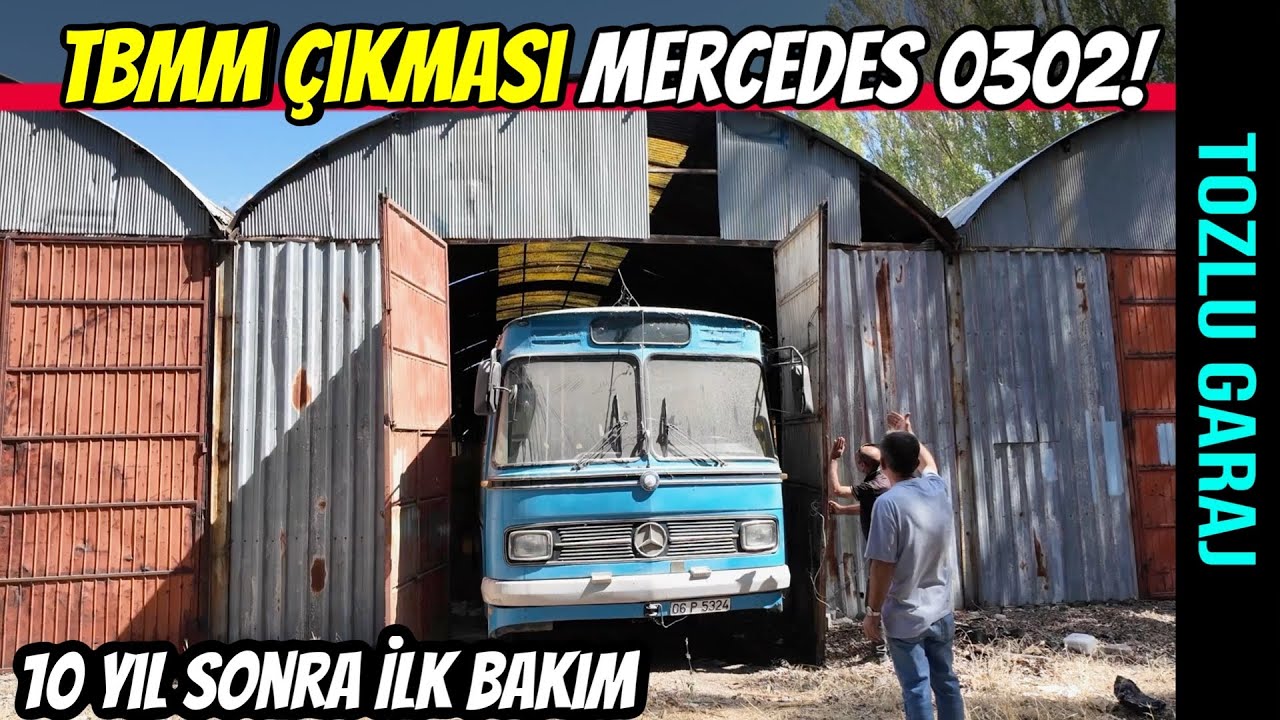 TOZLU GARAJ | Mercedes O302 Yıllar Sonra Detaylı Bakıma Girdi ve Nostaljik Tur Attık
