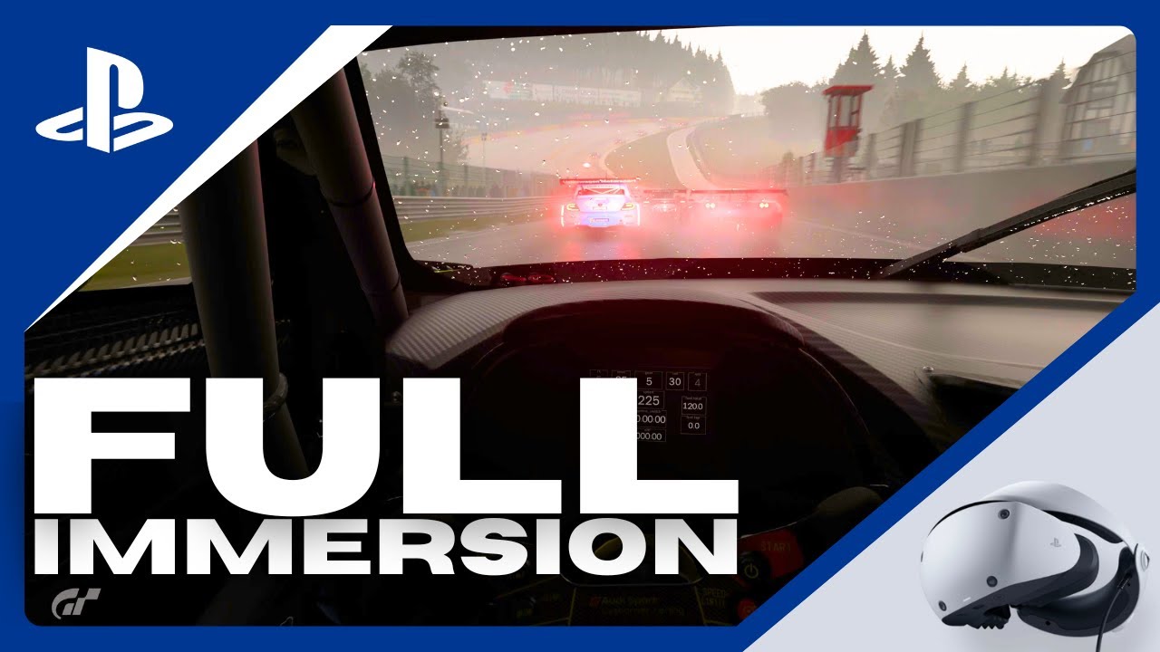 Gran Turismo 7 VR - Intens GT3 Rain Race at Spa Francorchamps in Belgium - PS5 PRO - PSVR2 Gameplay