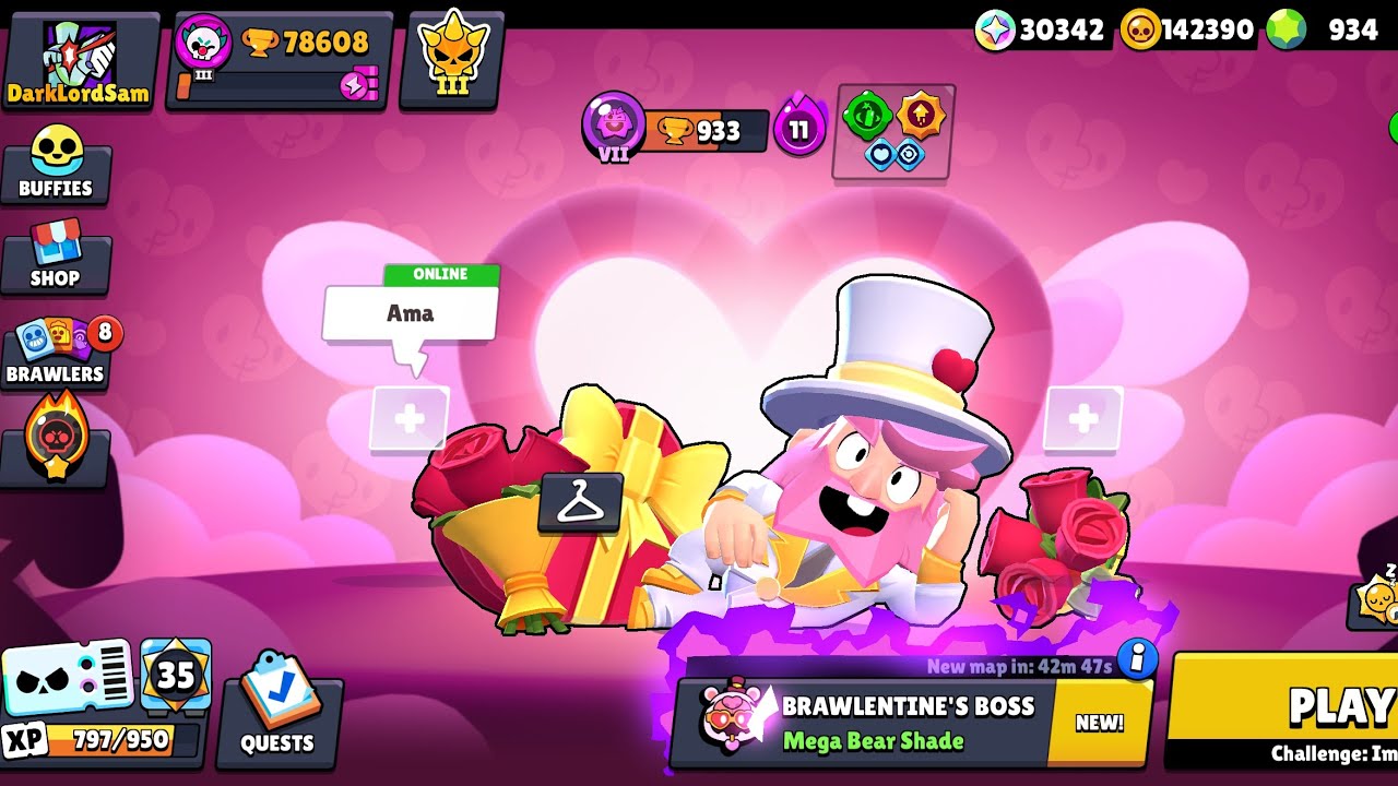 👻 Brawlentine’s Boss 🥰 MEGA Bear Shade 🧸 IMPOSSIBLE I 💐 Romantic Dynamike 🧨