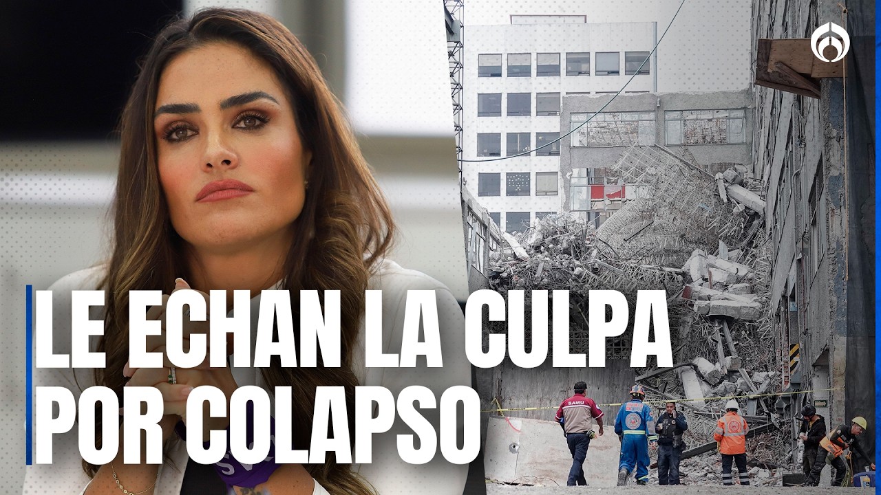 Alessandra Rojo denuncia campaña en su contra tras colapso de edificio en Tlalpan